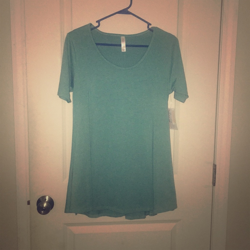 LuLaRoe Perfect T. XXS. Blue/Green.